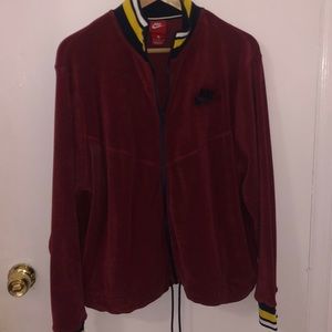 Maroon Nike jacket
